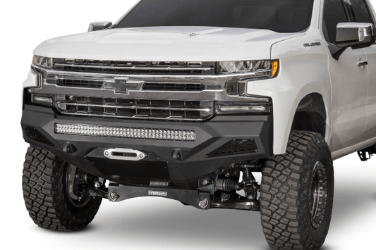 ADD F441423030103 Chevy Silverado 1500 2019-2021 Stealth Fighter Front Bumper with Sensor Cutouts Winch Ready