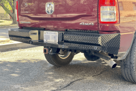 Thunder Struck Smooth Premium Dodge Ram 2500/3500/4500/5500 2019-2023 Rear Bumper DHD19-300SM