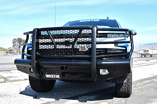 Westin 58-31135 Chevy Silverado 1500 2019-2021 HDX Bandit Front Bumper Non-Winch Black Finish