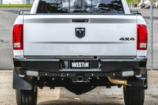 Westin 58-341175 Dodge Ram 1500 Classic 2019-2024 HDX Bandit Rear Bumper Black Finish