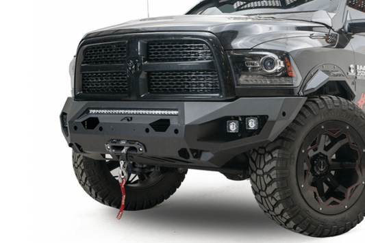 Fab Fours DR19-X4451-1 Dodge Ram 2500/3500 2019-2024 Matrix Front Bumper Winch Ready No Guard