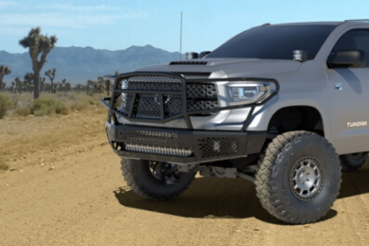 Ranch Hand MFT14HBM1 2014-2021 Toyota Tundra Midnight Series Front Bumper with Grille Guard