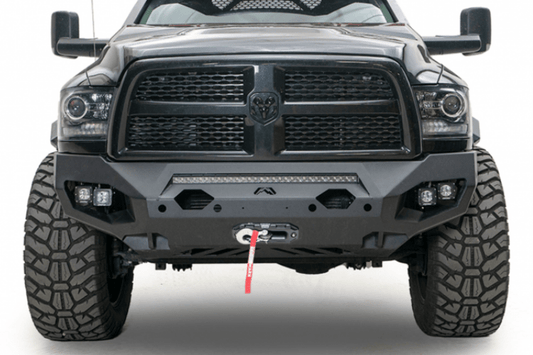 Fab Fours DR19-X4451-1 Dodge Ram 2500/3500 2019-2024 Matrix Front Bumper Winch Ready No Guard