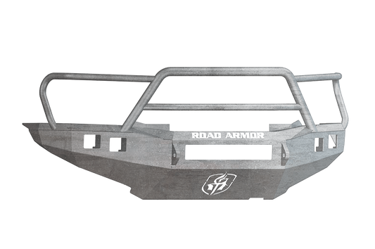 Road Armor 905R5Z-NW 2012-2015 Toyota Tacoma Front Bumper, Raw, Lonestar Guard, Stealth Series, Square Fog Light Hole, Non-Winch