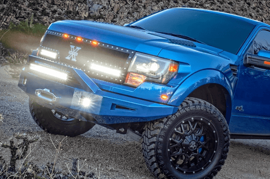 ICI Aluminum Ford F150 Raptor 2010-2014 Front Bumper AL-FBM50FDN-RT