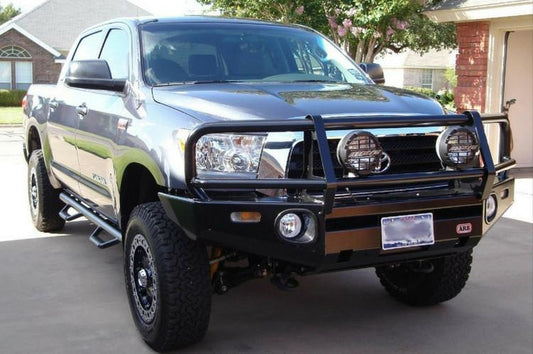 ARB 3415010 Toyota Tundra 2007-2013 Deluxe Front Bumper Winch Ready with Grille Guard, Black Powder Coat Finish