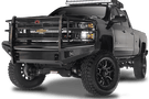 Fab Fours CH05-S1360-1 Chevy Silverado 2500/3500 Classic 2003-2007 Black Steel Front Bumper with Full Guard
