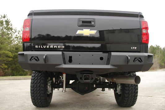 Fab Fours Premium Rear Bumper 2015-2019 Chevy Silverado 2500/3500 CH14-W3050-1