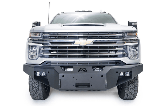 Fab Fours CH20-A4951-1 Chevy Silverado 2500/3500 2020-2023 Premium Front Bumper Sensor Winch Ready No Guard