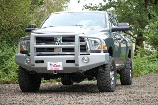 Buckstop D5OB Dodge Ram 2500/3500 2010-2018 Outback Front Bumper Winch Ready with Tow Hooks