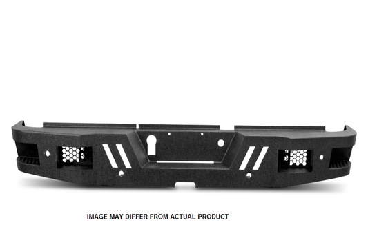 Body Armor DG-2963 Dodge Ram 2500/3500 2010-2024 Eco Series Rear Bumper With Dual Cube Lights Pockets