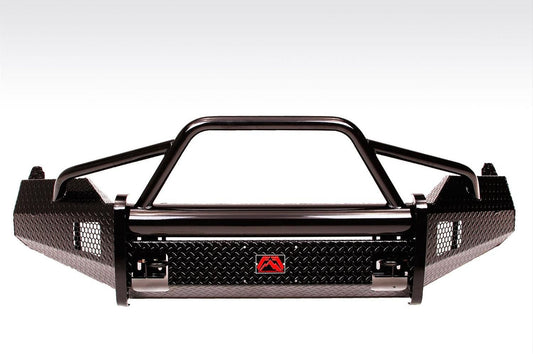 FabFours BLACK STEEL Pre-Runner Front Bumper 2009-2012 DODGE 1500 DR09-K2462-1 - BumperOnly