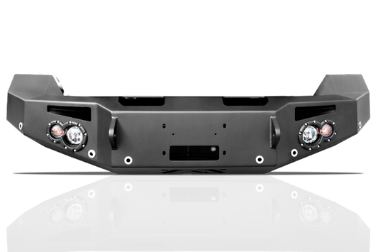 Fab Fours Dodge Ram 1500 2013-2017 Front Bumper Sensor Winch Ready No Guard DR13-F2951-1