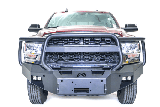Fab Fours DR19-A4450-1 Dodge Ram 2500/3500 2019-2024 New Premium Front Bumper Winch Ready Full Guard