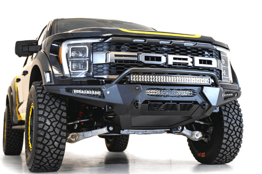 ADD F210221180103 Ford F150 Raptor 2021-2024 Honeybadger Front Bumper Non-Winch Mount with Top Hoop
