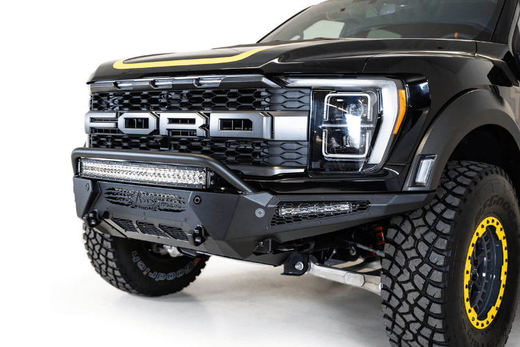 ADD F210221180103 Ford F150 Raptor 2021-2023 Honeybadger Front Bumper Non-Winch Mount with Top Hoop
