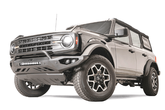 Fab Fours FB21-D5252-1 Ford Bronco 2021-2024 Vengeance Front Bumper Pre-Runner Guard