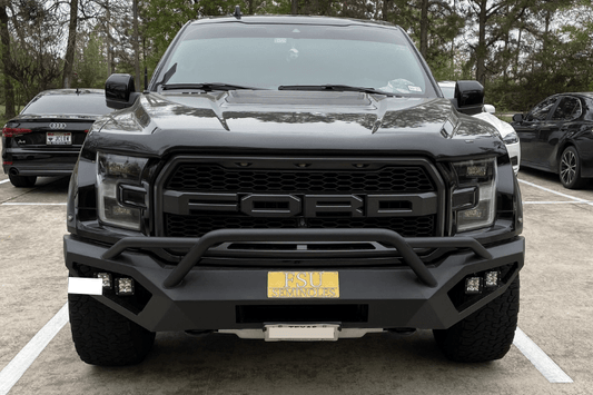 Fab Fours FF17-D4352-1 Ford F150 Raptor 2017-2020 Vengeance Front Bumper with Pre-Runner Guard