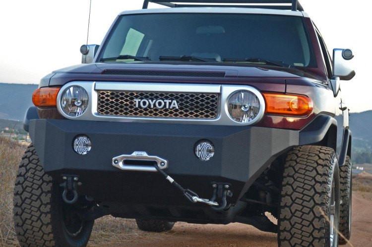 Body Armor FJ-19336 Toyota FJ Cruiser 2007-2014 Front Bumper Winch Ready