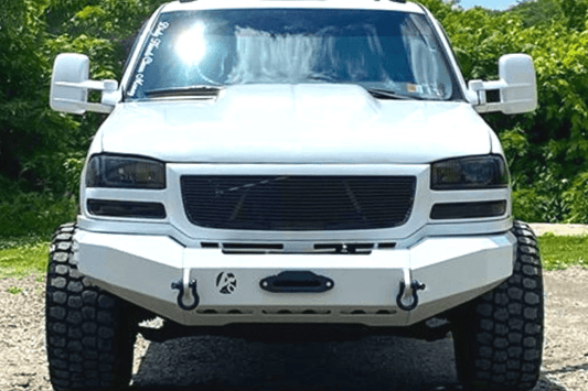 Affordable Offroad Fullgmcfront GMC Sierra 2500/3500 1999-2007 Front Bumper Modular Plain