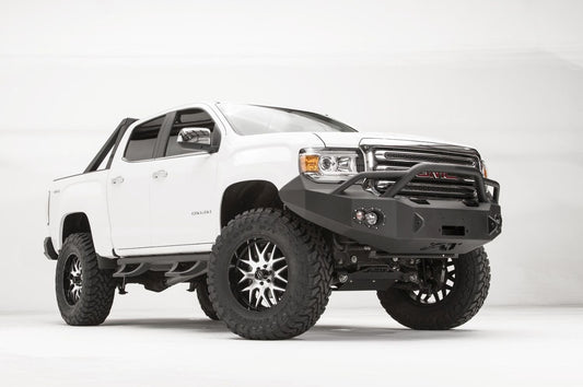 FabFours Premium Truck Front Bumper 2015-16 GMC Canyon GC15-H3452-1 - BumperOnly