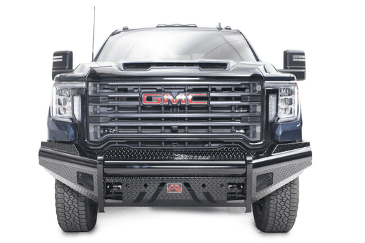 Fab Fours GM20-S5061-1 GMC Sierra 2500/3500 2020-2023 Black Steel Front Bumper With Sensor No Guard
