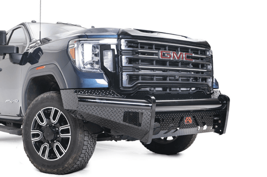 Fab Fours GM20-S5061-1 GMC Sierra 2500/3500 2020-2023 Black Steel Front Bumper With Sensor No Guard