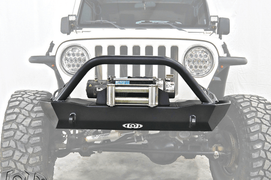 Lod Offroad Destroyer Front Bumper Jeep Wrangler YJ & TJ 1987-2006 Shorty With Bull Bar Guard JFB9671