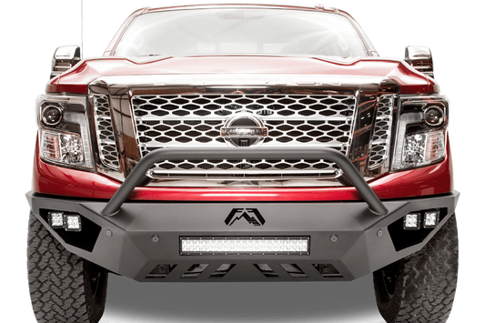 Fab Fours NT16-D3752-1 Nissan Titan XD 2016-2024 Vengeance Front Bumper Sensor with Pre-Runner Guard