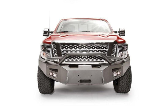 Fab Fours NT16-F3752-1 Nissan Titan XD 2016-2022 Premium Front Bumper with Pre-Runner Guard
