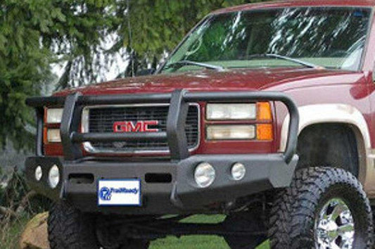 TrailReady 10200G Chevy Tahoe and Suburban 1992-1999 Extreme Duty Front Bumper Winch Ready with Full Guard - BumperOnly