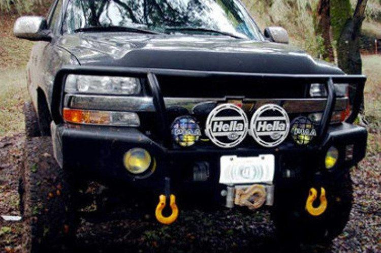 TrailReady 10501G GMC Yukon and Yukon XL 1500 1999-2006 Extreme Duty Front Bumper Winch Ready with Full Guard - BumperOnly