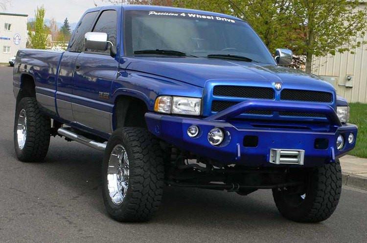 thumbnail image 2 of Front Bumper Finisher Sight Shield For 1994-2002 Dodge Ram Pickup – Textured Gray Direct Replacement 2 of 2