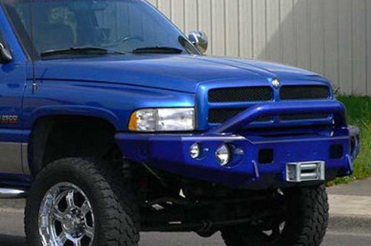TrailReady 11301P Dodge Ram 1500 1994-2001 Extreme Duty Front Bumper Winch Ready with Pre-Runner Guard - BumperOnly