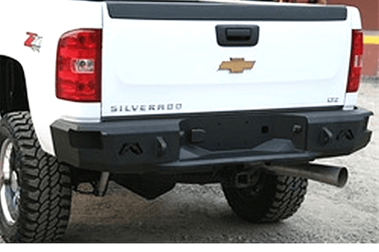 Fab Fours CH11-W2151-1 Chevy Silverado 2500/3500 HD 2011-2014 Premium Rear Bumper With Sensor