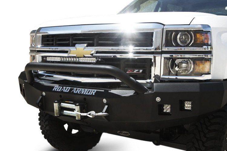 Heavy-duty off-road truck bumper for maximum protection and rugged style.
