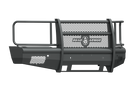 Off-road bumper Road Armor Vaquero 315VF6B for Silverado 2500/3500 2015-2019, black heavy-duty front bumper without winch mount