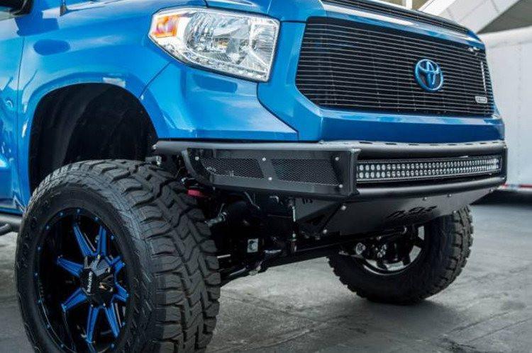 N-Fab T141MRDS Front Bumper Toyota Tundra 2014-2021 PreRunner Gloss Black M-RDS