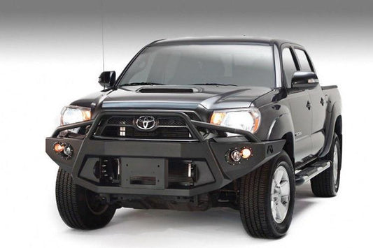 Fab Fours Toyota Tacoma 2012-2015 Front Bumper Winch Ready with Pre-Runner Guard TT12-B1652-1