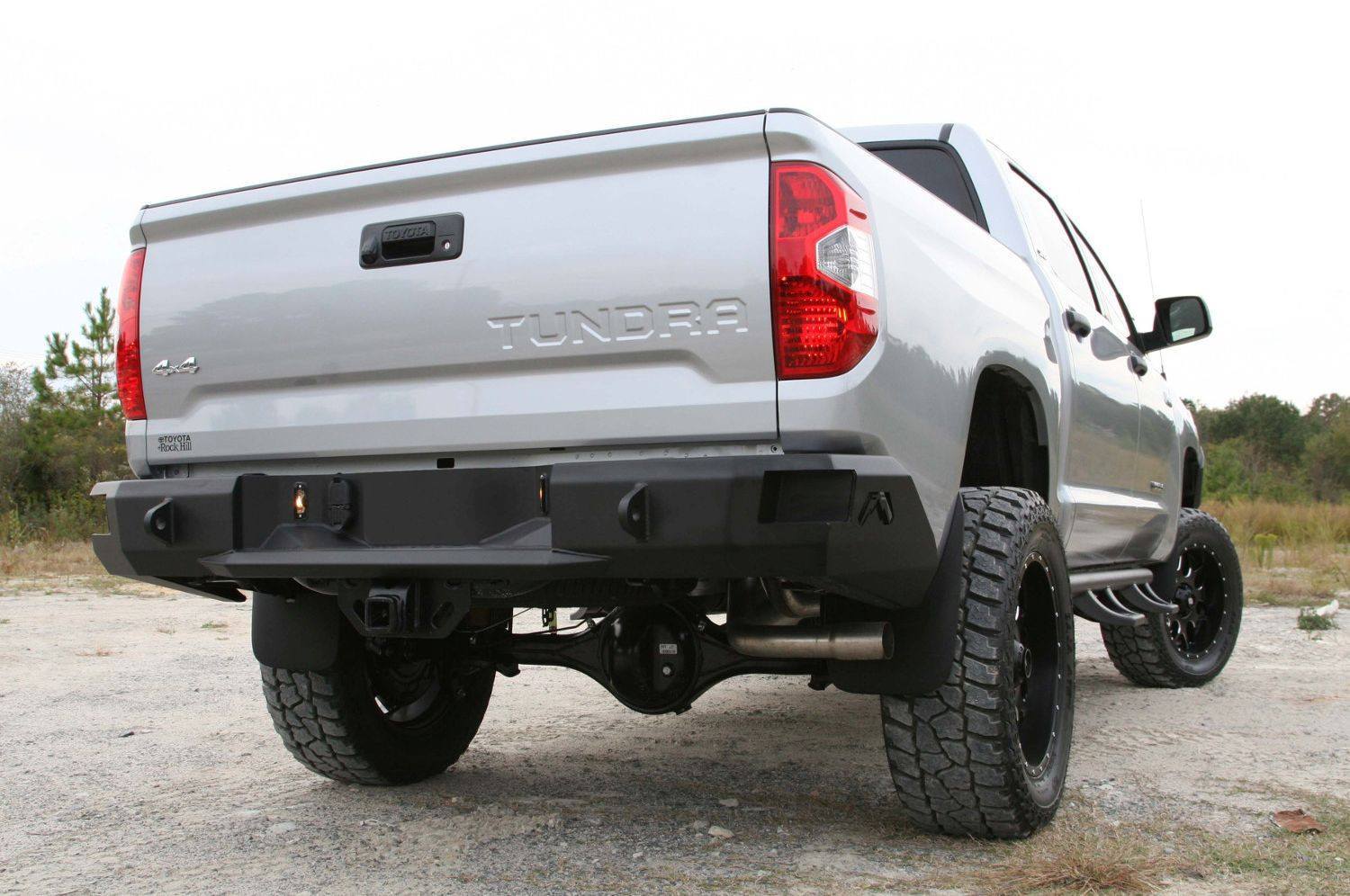 Evan-Fischer Rear Bumper End Set For 2014-2021 Toyota Tundra – Driver & Passenger, CAPA Certified, Textured Black