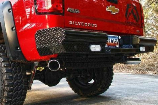 Fab Fours Chevy Silverado 1500 2014-2018 Rear Bumper CS14-T3150-1