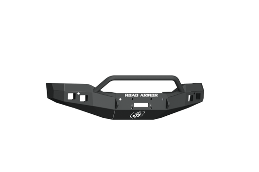 Road Armor Stealth 2161F4B 2016-2018 GMC Sierra 1500 Front Winch Ready Bumper Pre-runner Guard Texture Black Warn M12000 Smittybilt XRC