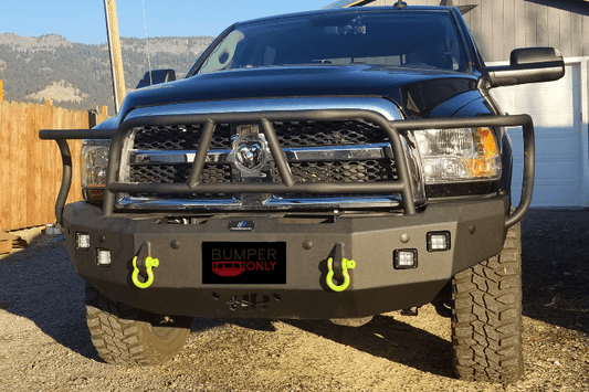 Hammerhead 600-56-0433 X-Series Front Bumper Winch Ready for 2010–2018 Dodge Ram 4500/5500 – heavy-duty off-road bumper with aggressive design and winch compatibility.