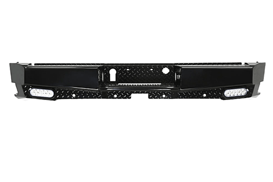 Black HDX Bandit Rear Bumper for 2015-2019 GMC Sierra 2500/3500 from Westin.
