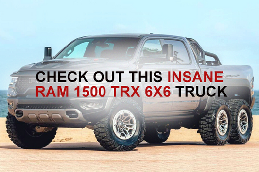 Check out this Insane Ram 1500 TRX 6X6 Truck