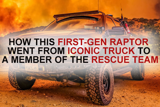 How this first-gen Raptor went from iconic truck to a member of the Rescue Team