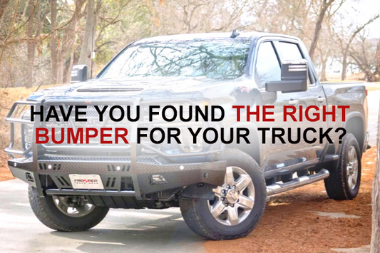 Have you found the right bumper for your truck?
