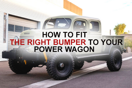 How to fit the right bumper to your Power Wagon