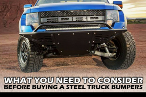 What you need to consider before buying a steel truck bumpers