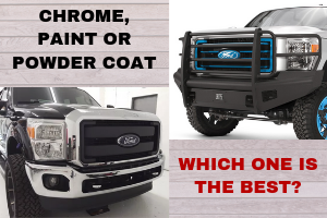 Chrome, Paint or Powder Coat, Which one is the best?